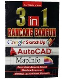 Image of 3 IN 1 RANCANG BANGUN GOOGLE SKETCHUP AUTOCAD MAPINFO