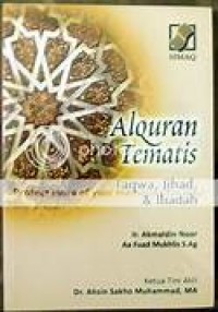 Image of ALQUR'AN TEMATIS TAKDIR,DAN HARI AKHIR