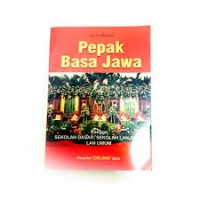 Image of KAWRUH PEPAK BASA JAWA
