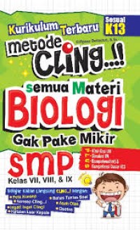 Image of METODE CLING SEMUA MATERI BIOLOGI