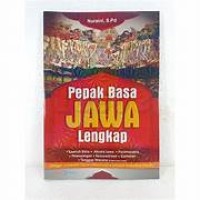 Image of Pepak Bahasa JAWA Lengkap