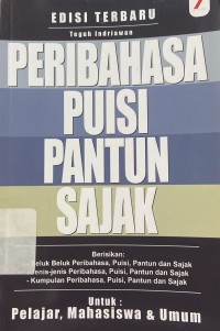 Image of PERIBAHASA PUISI PANTUN SAJAK