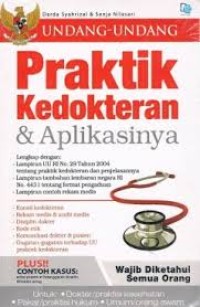 Image of PRAKTIK KEDOKTERAN DAN APLIKASINYA