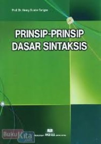 Image of PRINSIP PRINSIP DASAR SINTAKSIS