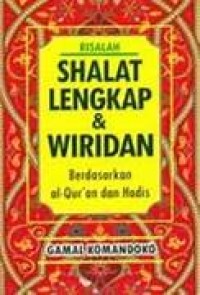 Image of RISALAH SHALAT LENGKAP DAN WIRIDAN