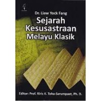 Image of sejarah kesusastraan melayu klasik