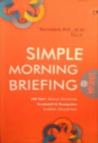 Image of SIMPLE MORNING BRIEFING